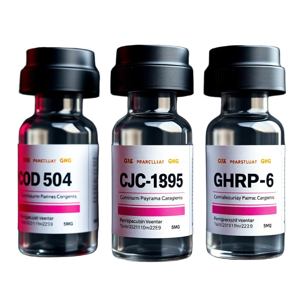 Premium research peptide vials